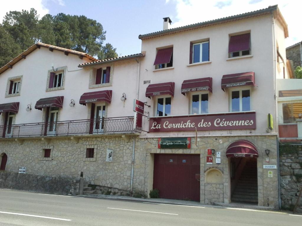 Logis Hotel Restaurant La Corniche Des Cevennes Saint-Jean-du-Gard Buitenkant foto